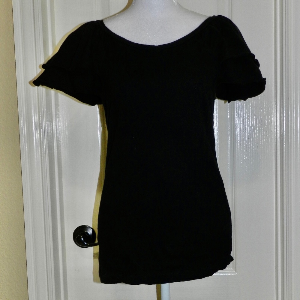 Mac and Me Ruffle Sleeve Top P/S